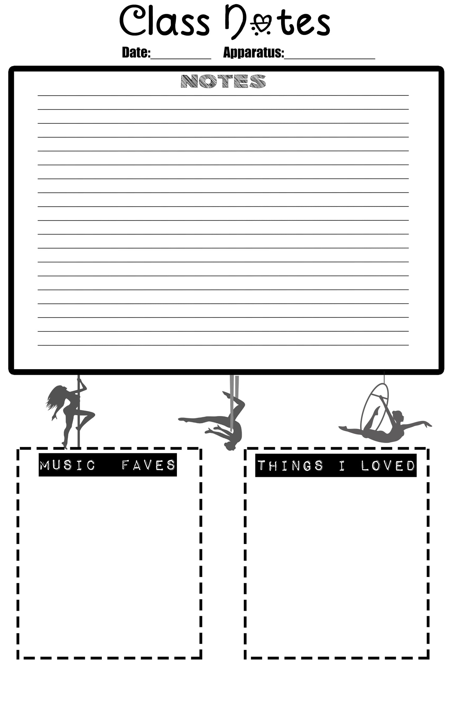 Pole Dance Journal