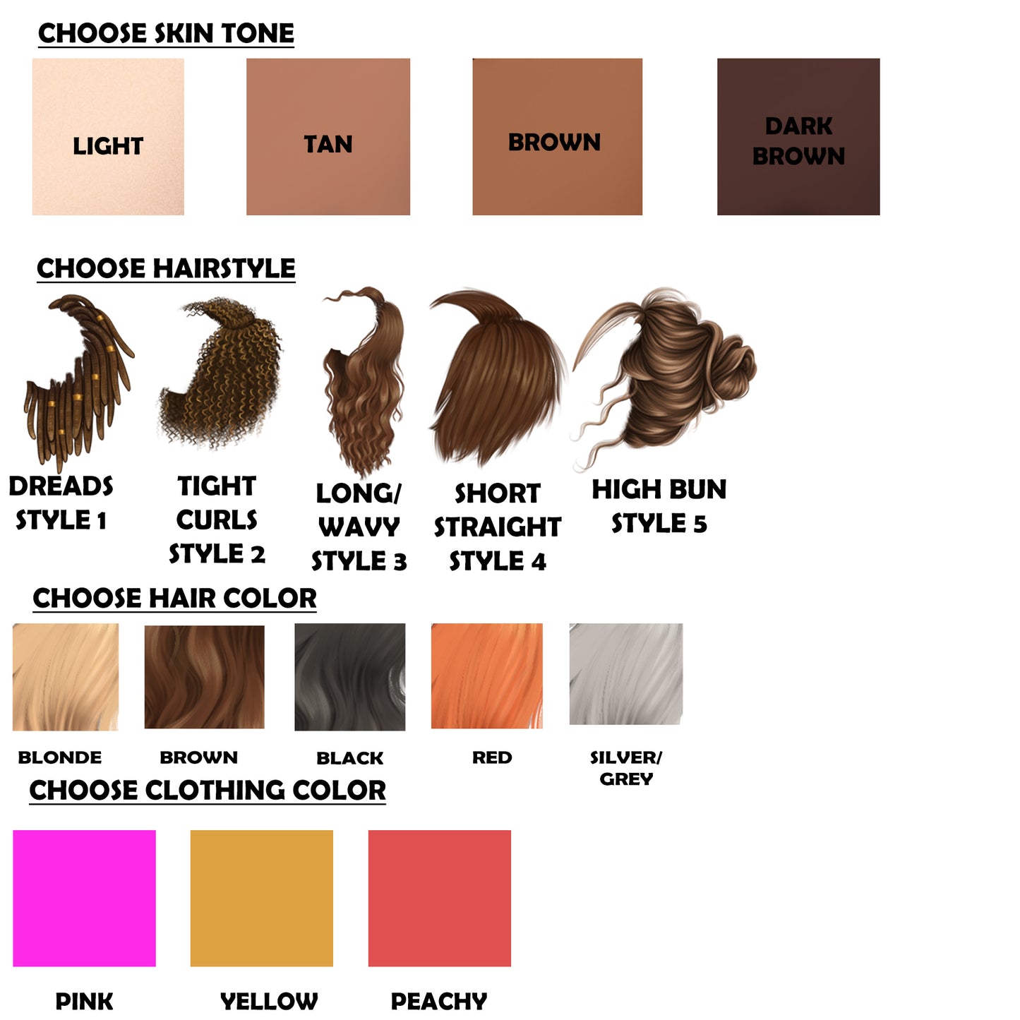 Custom Lyra Girl {PLUS SIZE BODY) Glitter Cover Journal/Planner