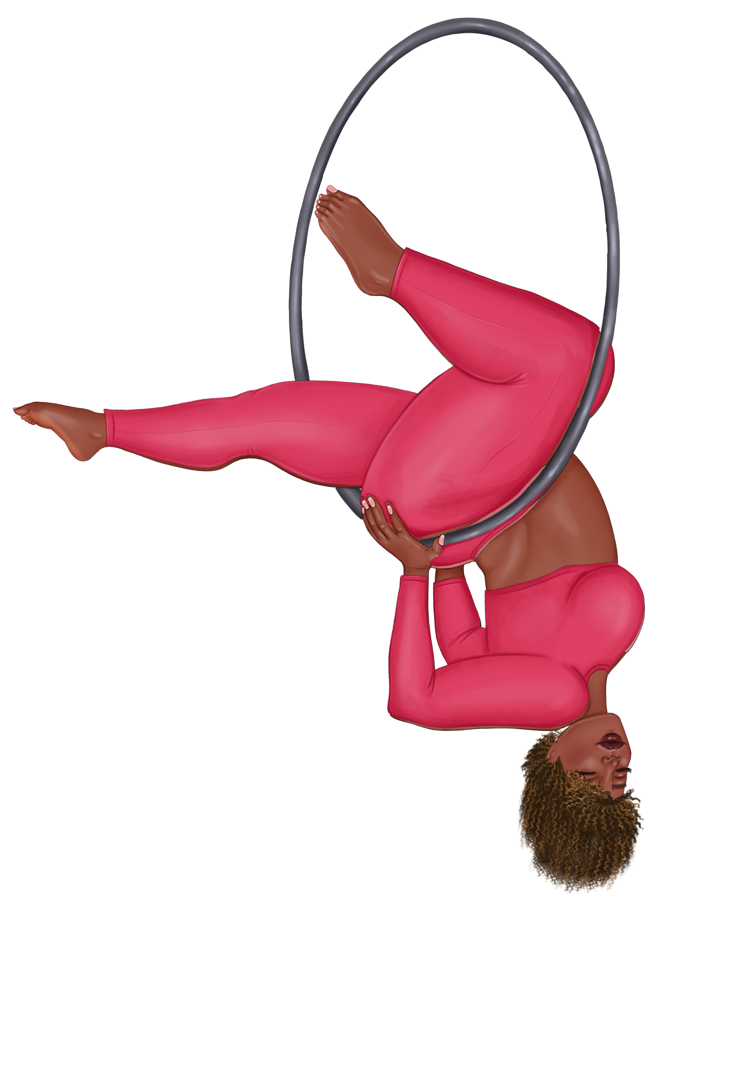 Custom Lyra Girl {PLUS SIZE BODY} Acrylic Ornament