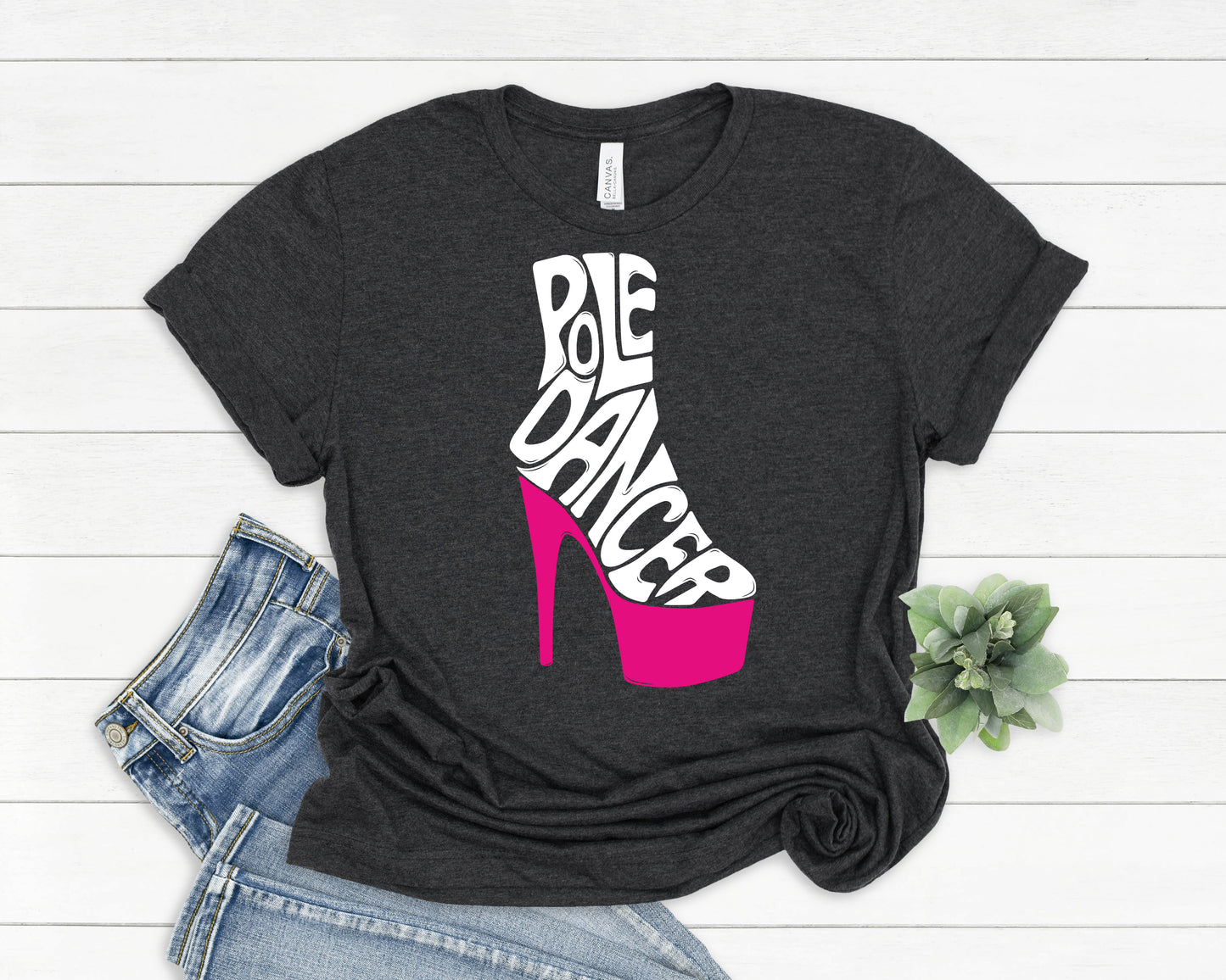 Pole Dancer Shoe T-Shirt (ONLINE STORE)