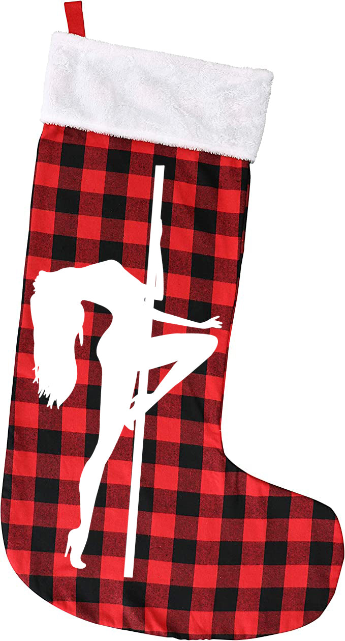 Christmas Stocking Pole Dancer