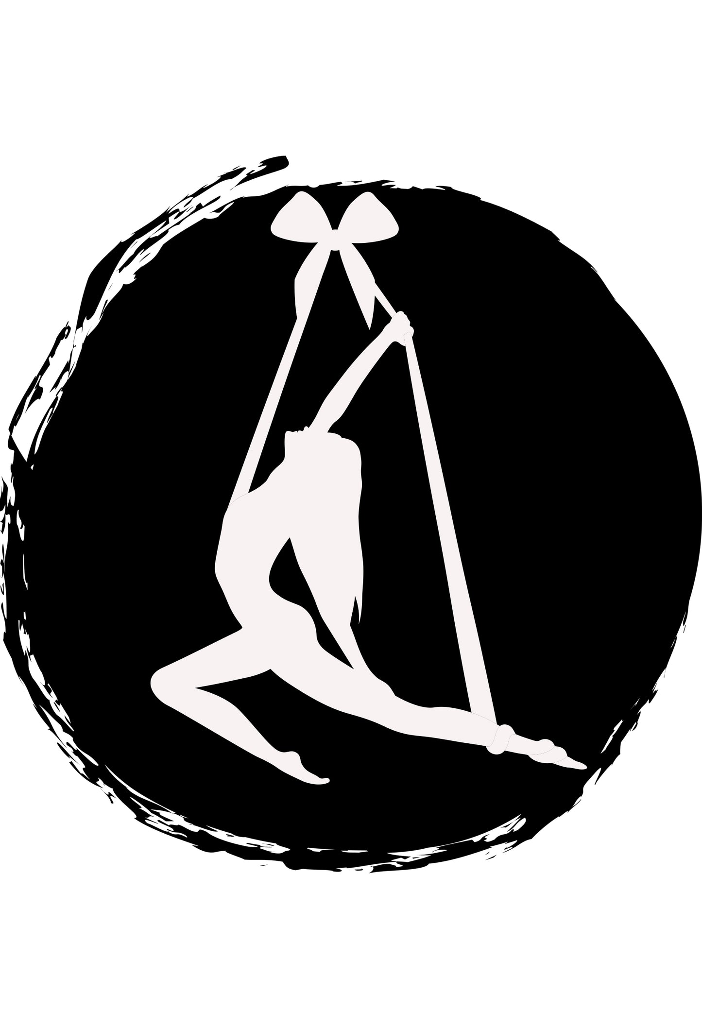 Custom Aerial Silks Girl {PLUS SIZE BODY} Glitter Cover Journal/Planner